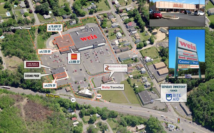 Pictures of Retail property located at 520 Pottsville Pk Plz, Pottsville, PA 17901 for lease - image #1