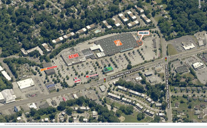 Pictures of Retail property located at 5210 W Baltimore Pike, Clifton Heights, PA 19018 for lease - image #1