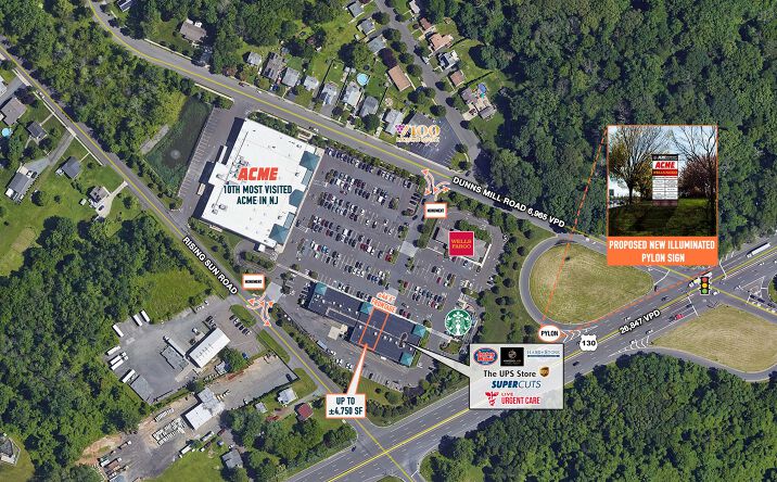 Pictures of Retail property located at 282 Dunns Mill Rd, Bordentown, NJ 08505 for lease - image #1