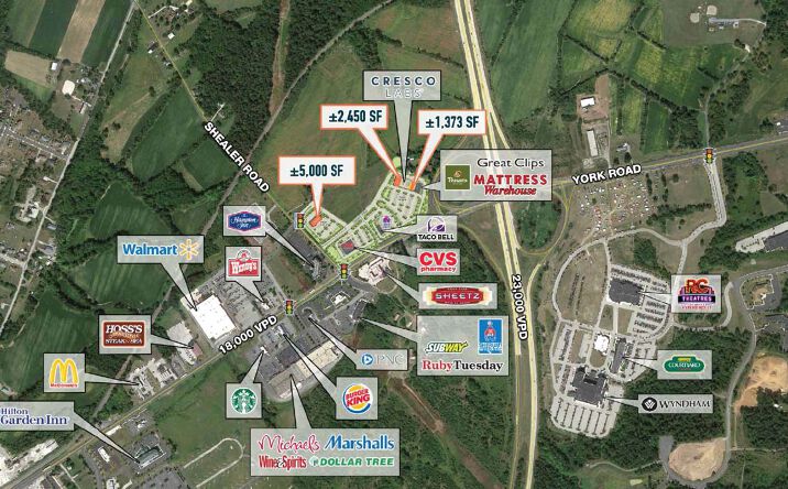 Pictures of Retail property located at Route 15 & Route 30 (York Road), Gettysburg, PA 17325 for lease - image #1