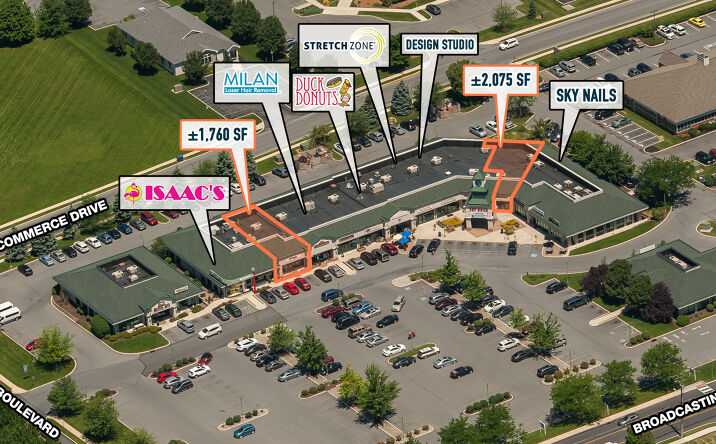 Pictures of Retail property located at 90 Commerce Dr, Wyomissing, PA 19610 for lease - image #1