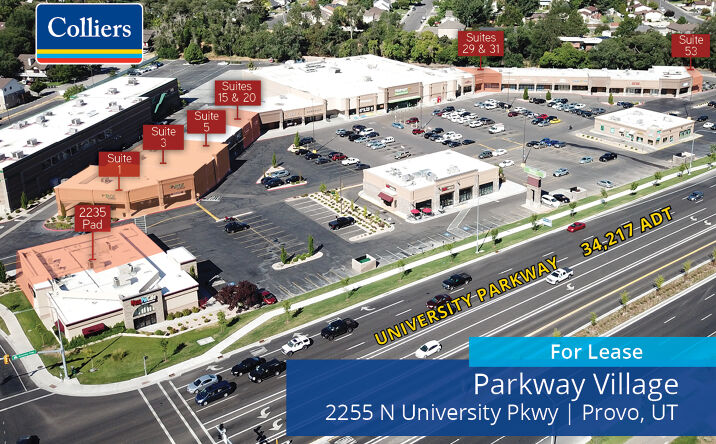 Pictures of Retail property located at 2255 N University Pkwy, Provo, UT 84604 for lease - image #1