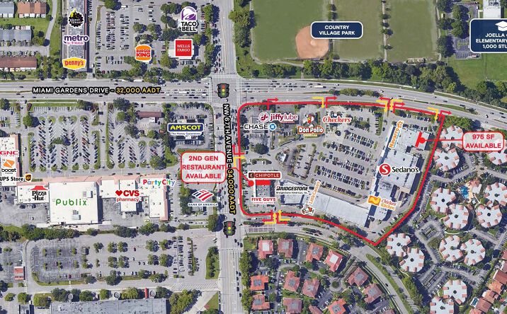 Pictures of Retail property located at 6400 NW 186th St, Miami Gardens, FL 33015 for lease - image #1