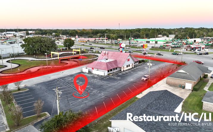 Pictures of Retail, Restaurant property located at 6707 Pensacola Blvd, Pensacola, FL 32505 for lease - image #1