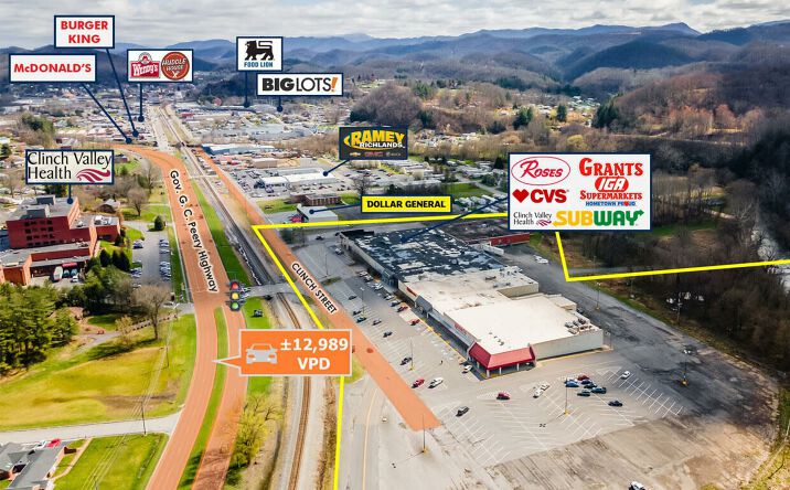 Pictures of Retail, Office property located at 2940 Clinch St, Richlands, VA 24641 for lease - image #1