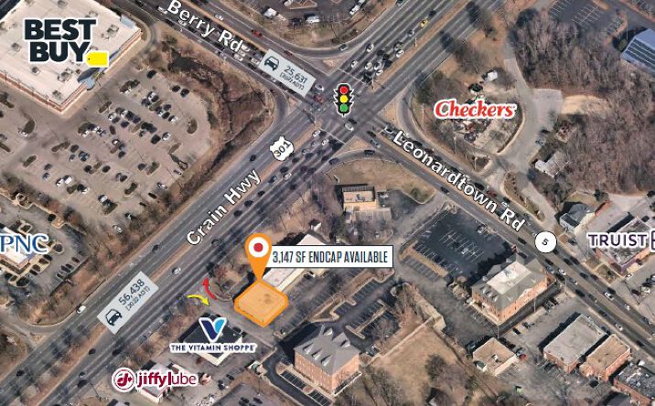 Pictures of Retail property located at 3130 Crain Hwy, Waldorf, MD 20603 for lease - image #1