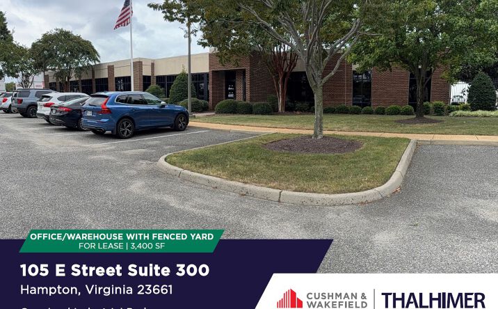 Pictures of Office, Industrial property located at 105 E St, Hampton, VA 23661 for lease - image #1