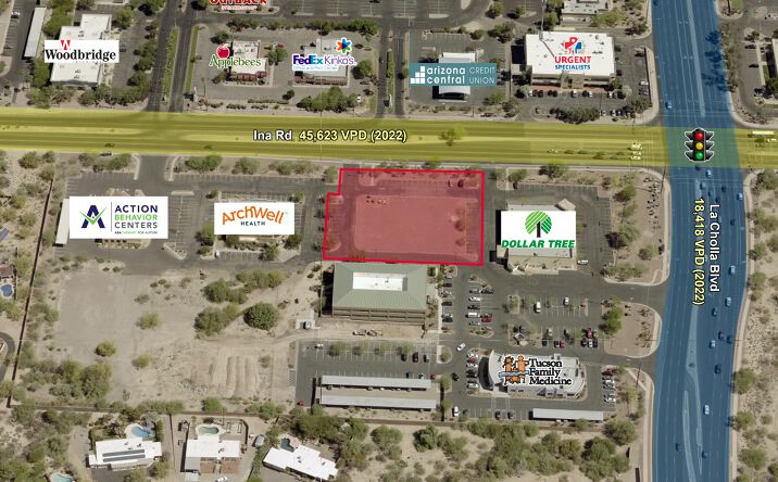 Pictures of Land property located at 2225 W. Ina Road, Tucson, AZ 85741 for lease - image #1