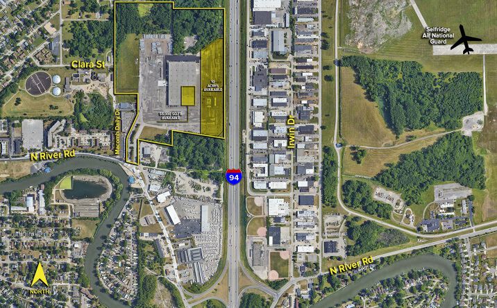 Pictures of Land property located at 237 N River Rd, Mount Clemens, MI 48043 for lease - image #1