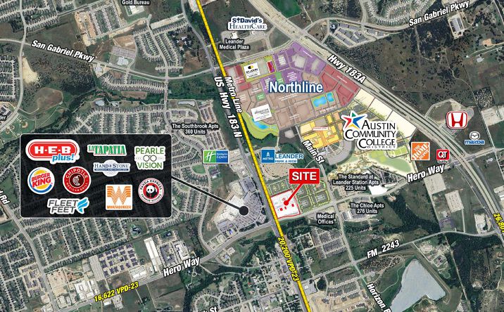 Pictures of Retail property located at 1060 Hero Way, Leander, TX 78641 for lease - image #1