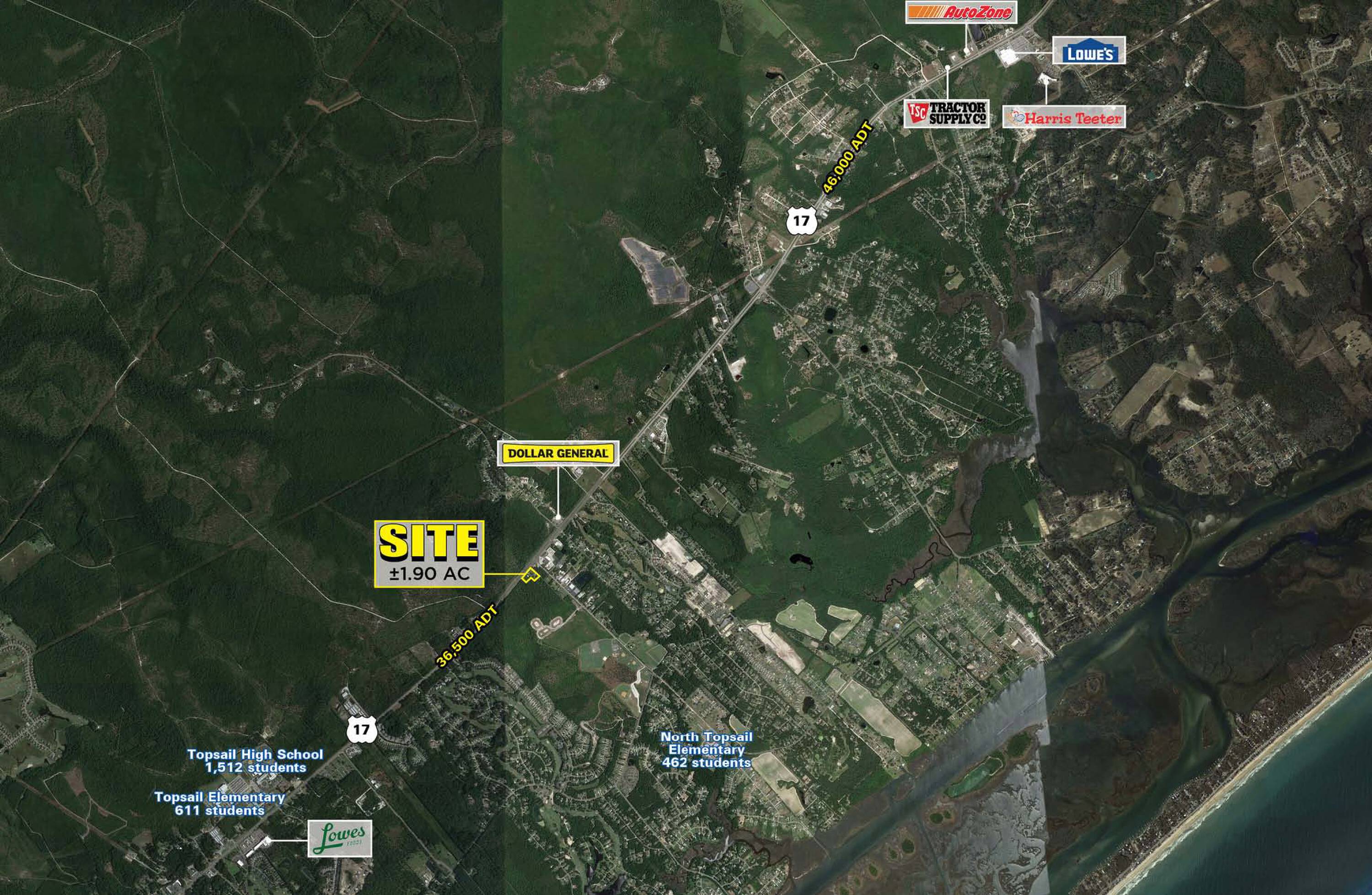 Hwy17 & Sloop Point Loop Rd Hampstead, Hampstead, NC 28443