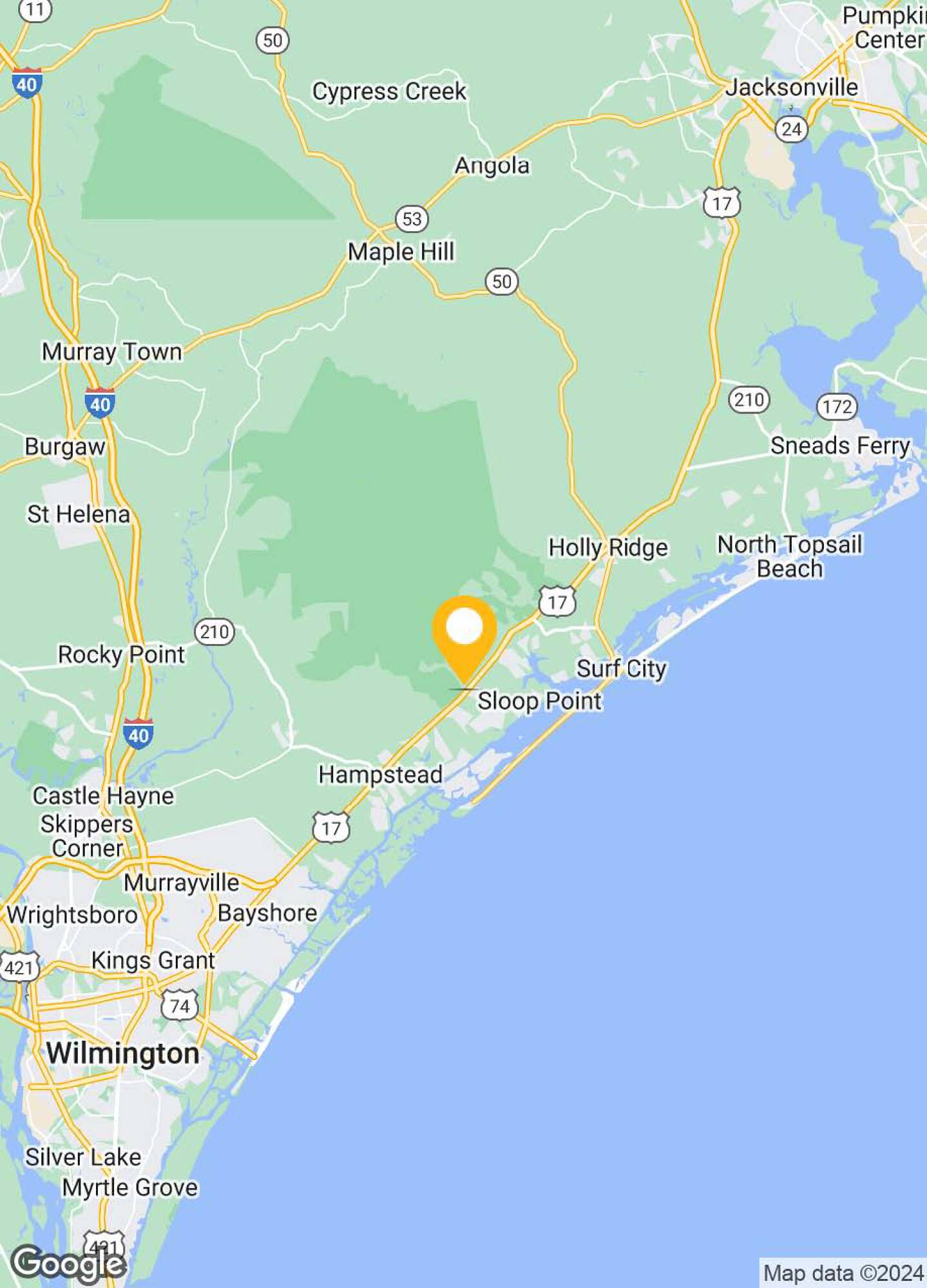 Hwy17 & Sloop Point Loop Rd Hampstead, Hampstead, NC 28443