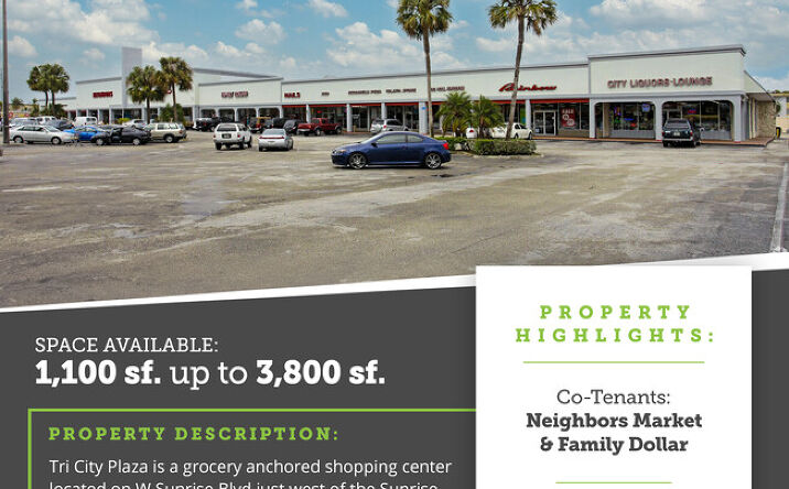 Pictures of Retail property located at 5995 W Sunrise Blvd, Plantation, FL 33313 for lease - image #1
