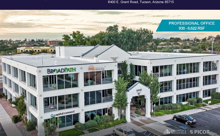 Pictures of Office property located at 6400 E Grant Road, Tucson, AZ 85715 for lease - image #1