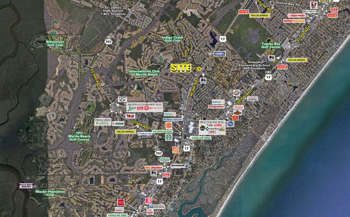 Pictures of Retail property located at 11500 Highway 17 Byp, Murrells Inlet, SC 29576 for lease - image #1
