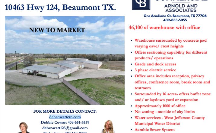 Warehouses for Lease in Beaumont TX Crexi