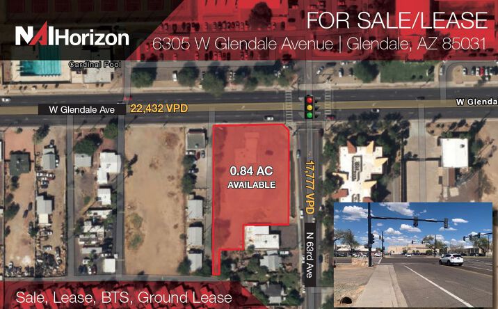 Pictures of Land property located at 6305 W Glendale Ave, Glendale, AZ 85301 for sales - image #1