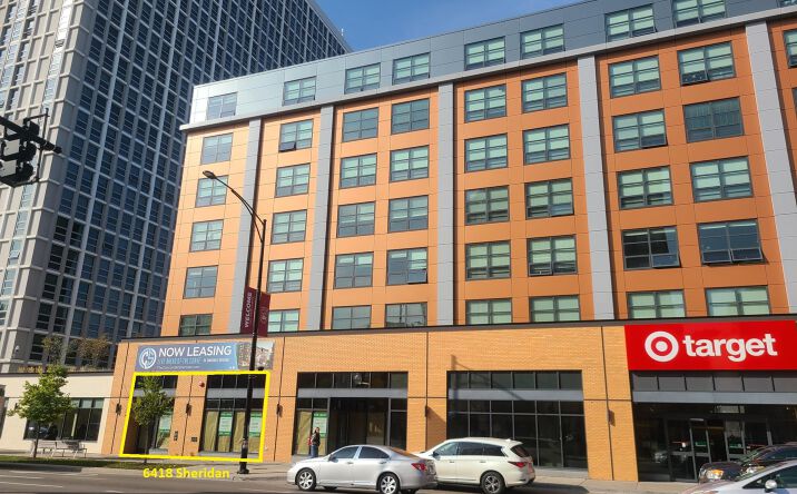 Pictures of Retail property located at 6418 N. Sheridan Road, Chicago, IL 60626 for lease - image #1
