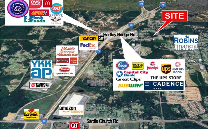 Pictures of Land property located at 4199 Hartley Bridge Road, Macon, GA 31216 for lease - image #1