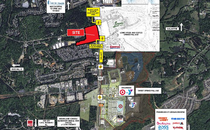 Pictures of Retail, Land property located at 8857 Charlotte Hwy, Fort Mill, SC 29707 for lease - image #1