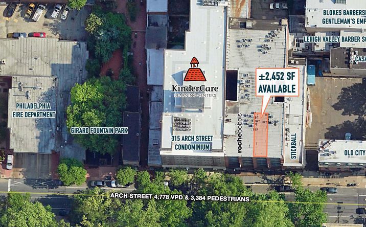 Pictures of Retail, Office property located at 313 Arch Street, Philadelphia, PA 19106 for lease - image #1
