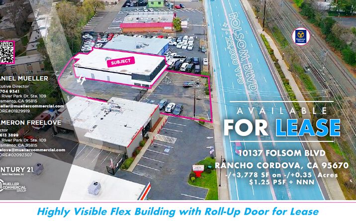 Pictures of Retail, Industrial property located at 10137 Folsom Blvd, Rancho Cordova, CA 95670 for lease - image #1