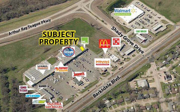 Pictures of Retail property located at 4100 Barksdale Blvd, Bossier City, LA 71112 for lease - image #1