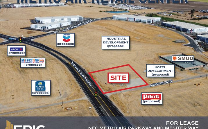 Pictures of Restaurant property located at NEC Metro Air Parkway and Meister Way, Sacramento, CA 95835 for lease - image #1