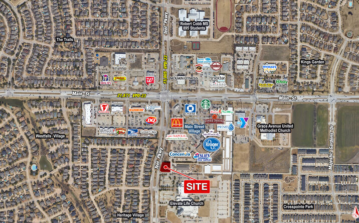 Pictures of Retail property located at 8600 Teel Pkwy, Frisco, TX 75034 for lease - image #1