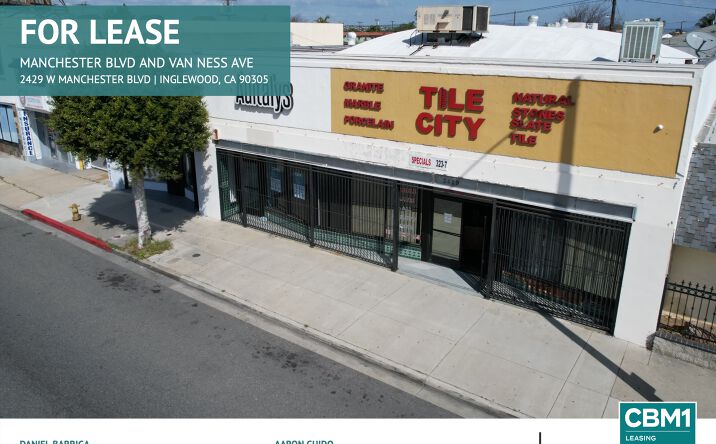 Pictures of Retail, Office, Industrial property located at 2429 W Manchester Blvd, Inglewood, CA 90305 for lease - image #1