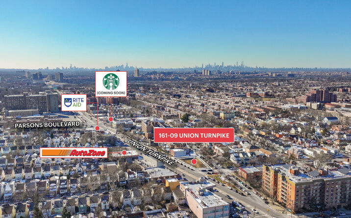 Pictures of Land property located at 161-09 Union Tpke, Queens, NY 11366 for lease - image #1
