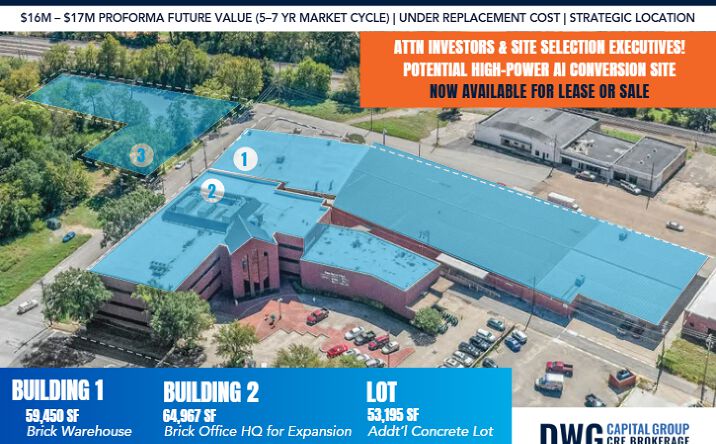 Pictures of Industrial property located at 320 E. Methvin St & 325 E. Tyler St, Longview, TX 75601 for lease - image #1
