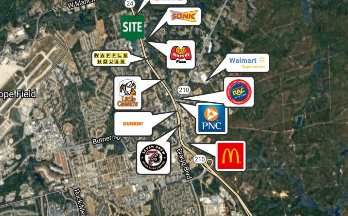 Pictures of Retail, Industrial property located at 1139 N Bragg Blvd, Spring Lake, NC 28390 for lease - image #1