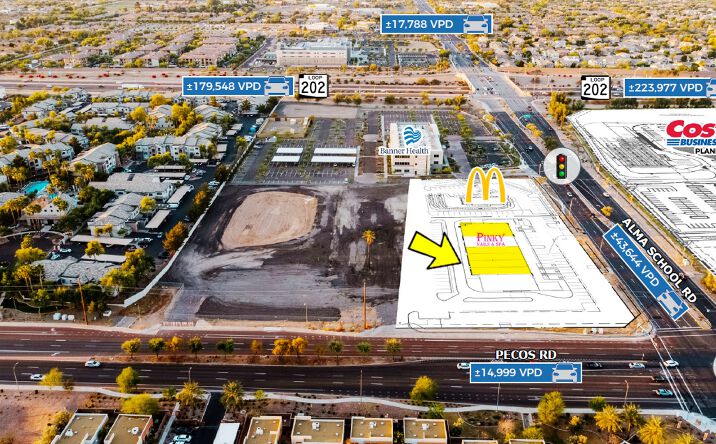Pictures of Retail property located at Alma School Rd & Loop 202, Chandler, AZ 85286 for sales - image #1