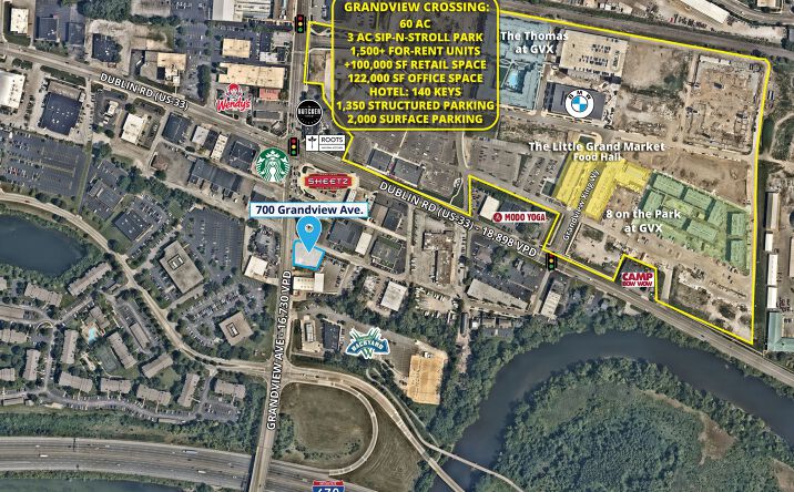 Pictures of Retail, Land property located at 700 Grandview Ave, Columbus, OH 43215 for lease - image #1