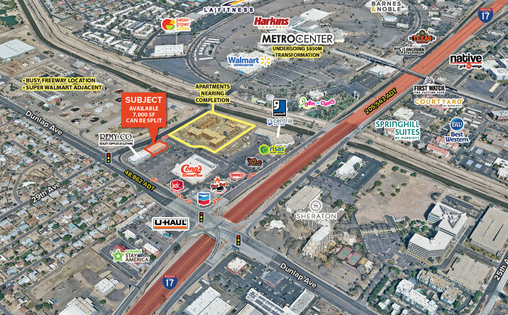Pictures of Retail property located at 9001 N 29th Ave, Phoenix, AZ 85051 for lease - image #1