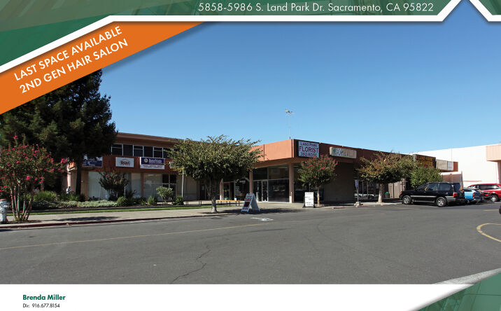 Pictures of Retail property located at 5858-5986 S. Land Park Dr, Sacramento, CA 95822 for lease - image #1