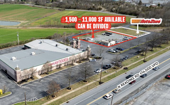 Pictures of Retail property located at 2320 N Reading Rd, Denver, PA 17517 for lease - image #1