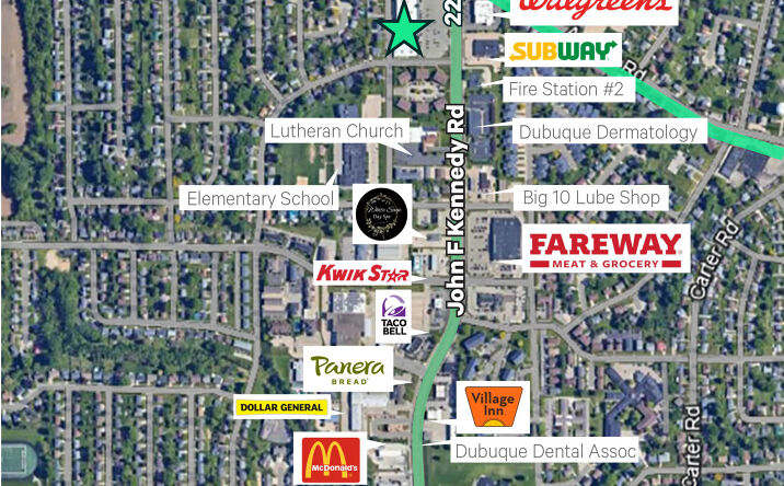 Pictures of Retail, Office, Industrial property located at 2255 John F Kennedy Rd, Dubuque, IA 52002 for lease - image #1