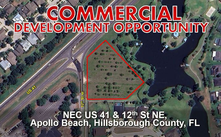 Pictures of Land property located at NEC US 41 & 12th St NE, Apollo Beach, FL 33572 for lease - image #1