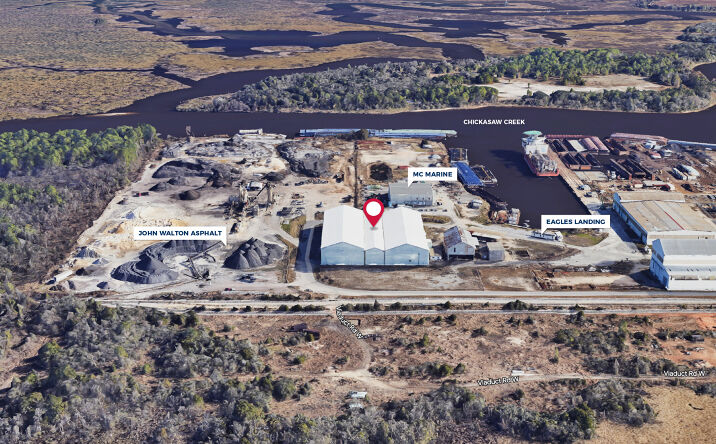 Pictures of Industrial property located at 750 Viaduct Rd, Chickasaw, AL 36611 for lease - image #1