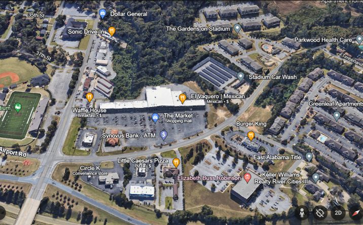Pictures of Retail, Office, Restaurant property located at 1819 Stadium Dr, Phenix City, AL 36867 for lease - image #1