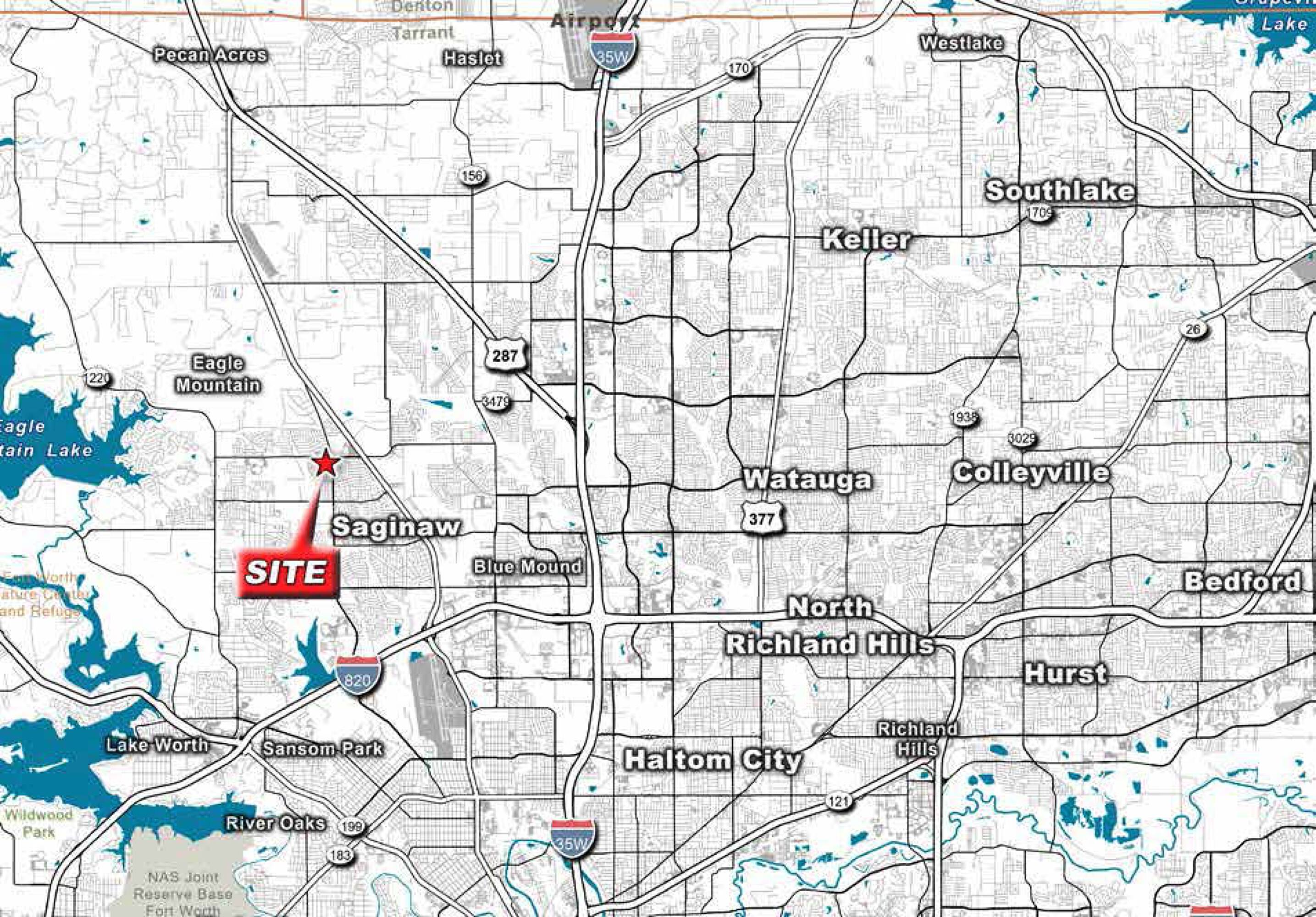 SWQ of Bailey Boswell Rd & Old Decatur Rd, Saginaw, TX 76179