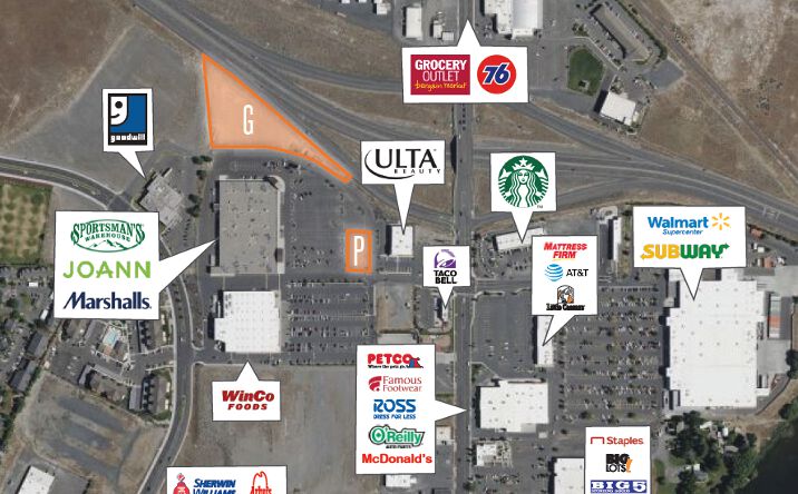 Pictures of Land property located at 1020 N Stratford Rd, Moses Lake, WA 98837 for lease - image #1