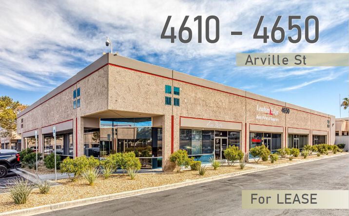 Pictures of Industrial property located at 4610 Arville St, Las Vegas, NV 89103 for lease - image #1