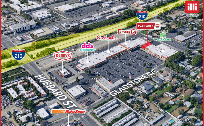 Pictures of Retail property located at 13203-13241 Gladstone Ave, Los Angeles, CA 91342 for lease - image #1