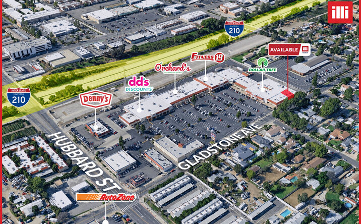 Pictures of Retail, Office property located at 13203-13241 Gladstone Ave, Los Angeles, CA 91342 for lease - image #1
