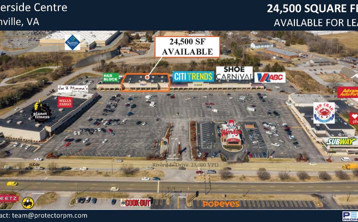 Pictures of Retail property located at 3360 Riverside Dr, Danville, VA 24541 for lease - image #1