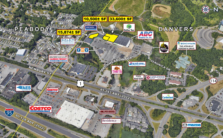 Pictures of Retail, Industrial property located at 10 Newbury St, Danvers, MA, Danvers, MA 01923 for sales - image #1