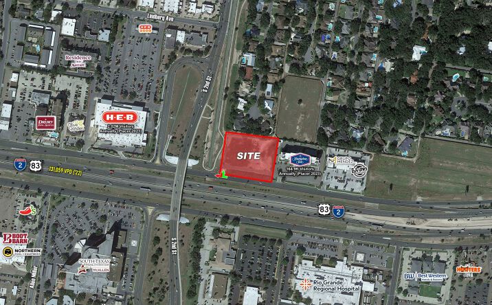 Pictures of Retail property located at 2 West St, McAllen, TX 78501 for lease - image #1